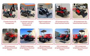 Mini-rupsbandtractor voor landbouw, dubbel doel: ploegen en bemesten, slootgraven, rotorkopeggen, cultivator - Product Image 4