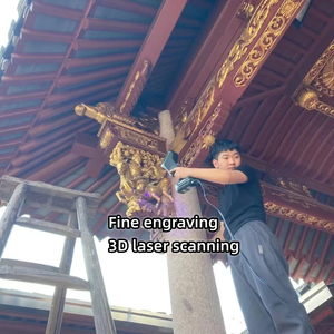 Giao diện USB Máy quét laser <span class=keywords><strong>3D</strong></span> lên đến phạm vi quét 250m mua lại dữ liệu chiều <span class=keywords><strong>3D</strong></span> cho cổ Phiếu Khắc kiến trúc - Product Image 4