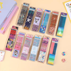 Crayons de <span class=keywords><strong>dessin</strong></span> animé-Paquet de 12 crayons d'écriture HB avec gommes - Product Image 1