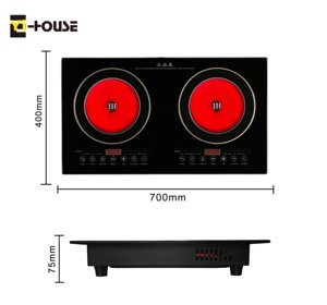 Bếp Điện đa hồng ngoại 2200W + 2200W công suất lớn làm nóng nhanh đôi đầu đốt hồng ngoại - Product Image 4