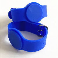 Bracelet intelligent NFC programmable par API SDK bleu, étanche, 13,56 MHz, 144 octets