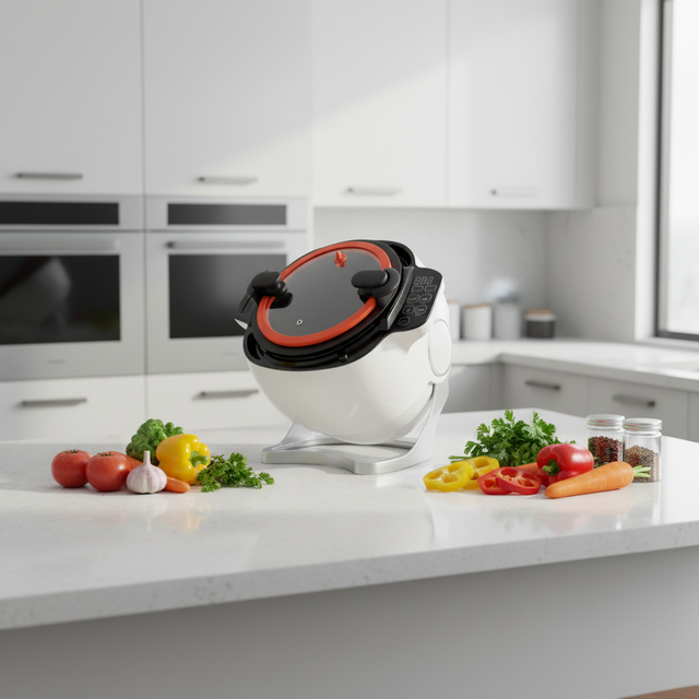 220V 2000W Rotating Wok Pot Cooking Robot Intelligent Automatic Food Stir Frying Machine