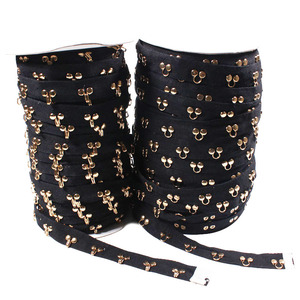 Vente en gros de ruban adhésif en coton pour boutons-pression à griffes ruban adhésif en métal pour vêtements de bébé/sac de couchage pour enfants - Product Image 2