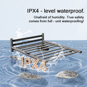 Toallero Eléctrico Inteligente con Calentador Ajustable, de Acero Inoxidable Negro, para Baño - Product Image 4