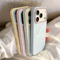 Coque de téléphone ondulée multicolore antichute souple et protectrice pour iPhone 17 Pro Max
