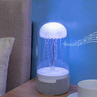 Lampe de Méduse Créative Portable Sans Fil LED Veilleuse Haut-Parleur Couleur Changeante LED Éclairage Ambiant BT Haut-Parleur Pour La Maison