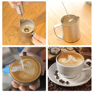 Eléctrico vaporizador de <span class=keywords><strong>leche</strong></span> para café y café <span class=keywords><strong>con</strong></span> <span class=keywords><strong>leche</strong></span> y capuchino batería <span class=keywords><strong>leche</strong></span> espuma para café - Product Image 6