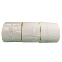 Laine de verre isolante blanche certifiée ISO UET, densité 12 kg/m³, épaisseur 80 mm, rouleau de couverture en fibre de verre avec revêtement vinyle WMSK pour l'Amérique du Sud