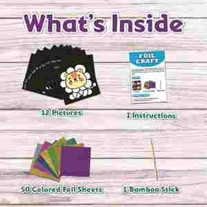 Juguetes de Cumpleaños y Navidad para Niños Pequeños, Juguetes Creativos de Bricolaje, Regalos de Animales, Manualidades con Papel de Aluminio para Niños de 4 a 8 Años - Product Image 5
