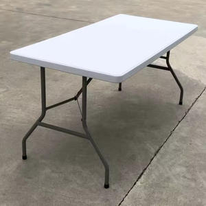 Entrega rápida, diseño compacto de ahorro de espacio, mesa plegable portátil de HDPE para uso en interiores y exteriores - Product Image 2