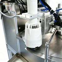 Ligne de remplissage de liquides en sachets à bec verseur rotatif simple BANMO, pompe magnétique servo 45L, contrôle tactile PLC