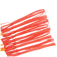 Allumeur pyrotechnique à double capuchon rouge et jaune certifié CE, 2 m, haute fiabilité, télécommande électrique pour célébrations et événements