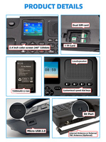 Dual-SIM-Karte FWP 2,4-Zoll-Farbdisplay GSM Schnurloses Desktop-Funktelefon