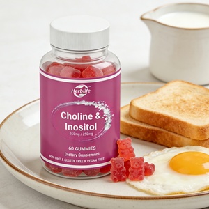Compléments Alimentaires OEM d'Usine : Inositol Choline Bitartrate en Gommes/Capsules/Poudre pour l'Équilibre Hormonal – Gommes de Myo-Inositol - Product Image 3