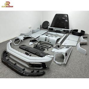 Kit de Carrocería de Fibra de Carbono Seca Semiforjada Estilo Mansori con Parachoques, Capó y Alerón para Mercedes Benz Clase G W464 G63 AMG G500 - Product Image 2