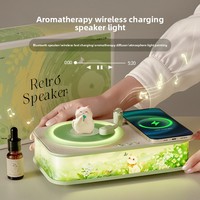 Cadeau de Noël et d'anniversaire pour filles - Haut-parleur Bluetooth en jade tendance, aromathérapie, charge sans fil, audio haut de gamme, modèle A0702008