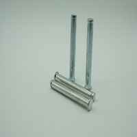 Flat Head Grooved Pin Steel Retaining Pin with Circlip Groove Machinery Fastener Custom OEM Wholesale