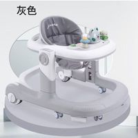 Marche-bébé multifonctionnel anti-O-Leg et anti-basculement - Conception assise pour les tout-petits pour apprendre à se tenir debout et à marcher