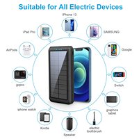 Produits bon marché Chargeur mobile portable à charge rapide pour l'extérieur Batterie étanche 26800mah Powerbank 20000mah Solar Power Bank