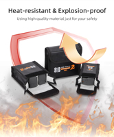 FPV Drone Ignifuge Lipo Batterie Sac Résistant À La Chaleur Lipo Garde Sac Explosion Lipo Batterie Safe Sac pour Dji Avata 2