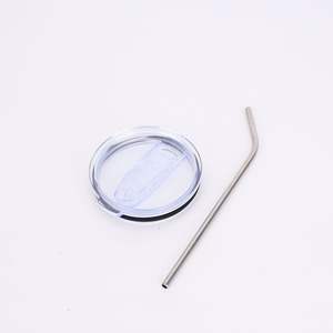 Gobelet de 20oz à double paroi isolé sous vide tasse de voyage gobelets en acier inoxydable avec couvercle et paille tasses à café durables à revêtement en poudre - Product Image 4