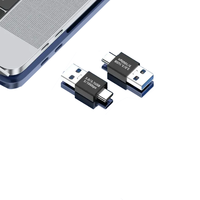 Offre Spéciale USB 3.0/3.1 Type C adaptateur mâle adaptateur OTG pour ordinateur portable tablette téléphone portable adaptateur de charge en aluminium