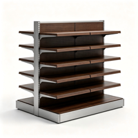 Étagère murale métallique double face pour magasin, supermarché, gondole, rayonnage métallique pour commerce - Chine Suzhou