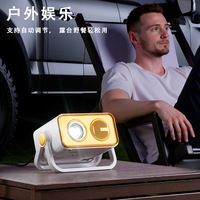 Nouveau projecteur intelligent domestique V19 4K 2025, 200 lumens, portable, mise au point automatique, écran LED LCD, contraste 1000:1, Android 11, format mini, prise US