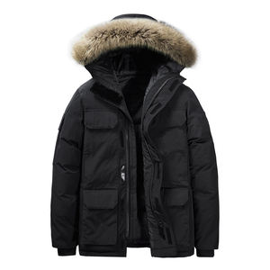 Manteau de <span class=keywords><strong>fourrure</strong></span> de <span class=keywords><strong>Ski</strong></span> imperméable pour hommes, de haute qualité, doudoune imperméable, personnalisé, pour l'hiver, vente en gros - Product Image 5