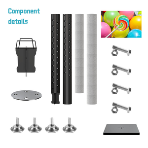 Bán buôn kim loại Lollipop cây kẹo hiển thị đứng với bột tráng bề mặt cho siêu thị bán lẻ - Product Image 3