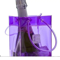Großhandel PVC-Blume Plastik-Tore-Tasche Blume Geschenkverpackung pvc-Blumen-Tragetasche