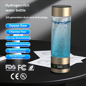 Générateur d'eau riche en hydrogène portable 3 en 1 avec écran LED intelligent et électrolyse SPE pour la séparation de l'oxygène - Product Image 3