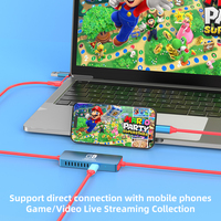 Carte de capture vidéo Xput 4K60Hz HDMI vers USB-C pour l'affichage du téléphone, diffusion en direct, PD 100W, enregistrement OBS, prêt pour les jeux, UVC Plug and Play, Linux