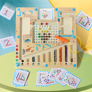 Wholesale Funny <strong>Digital</strong> Maze Board Number Cognitive Toy Educational Counting Matching Maze Board - Product Image 3