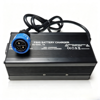 Chargeur de batterie au lithium 84V 8A pour trottinette électrique avec ventilateur de refroidissement et connecteur IP67 M23 (2+1+5) – Fournisseur d'usine