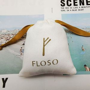 Custom Size Twill Cotton Handbag Shoes <b>Gift</b> Packaging 100% Cotton Drawstring Dust Bags - Product Image 5