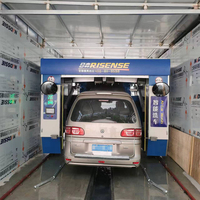 Machine de lavage de voitures automatique à roulement électrique |   Système de lavage de tunnels haute performance avec sécheuse à brosse supérieure haute puissance pour voitures, jeans et fourgonnettes