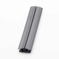 Pistoolgrijs Minimaal 15Mm Spleet 135 Graden Badkamer Douchewand Magnetische Afdichtingsstrip
