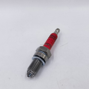 1 bougie d'allumage de course D8TC D8TJC haute performance à 3 électrodes pour moto CG125 D8ea <span class=keywords><strong>Honda</strong></span> Yamaha, diamètre de filetage 10/12 mm - Product Image 5