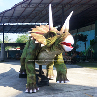 Réaliste Triceratops Animatronic Dinosaure Mobile Dino Animatronic Vente d'usine