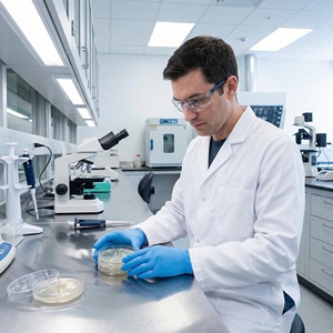 Piastra di Petri in Vetro Borosilicato Trasparente con Coperchio, Riutilizzabile per Coltura Cellulare, Materiale di Consumo per Laboratori di Microbiologia - Product Image 6