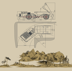 TIEJIA MUK-15 подземный грузовик для продажи, высокопроизводительный подземный самосвал объемом 6 тонн - Product Image 4