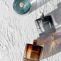 Diffuseur de parfum d'ambiance Mescente Brown 3-en-1, parfum vanille cœur nordique, triangle turc, sécurité enfant