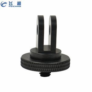 ขาตั้งกล้องแอคชั่น Feichao แบบปรับได้ 1/4 นิ้ว ทำจากอลูมิเนียมอัลลอย สำหรับ GoPro Insta360 X5 พร้อมอะแดปเตอร์ขาตั้งกล้องขนาดเล็ก - Product Image 3