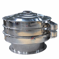 Moteur de crible vibrant rotatif industriel, séparation rapide, faible bruit, durable, en acier inoxydable pour le traitement des aliments, poudre, granulés
