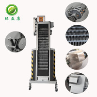 Machine de nettoyage de grille rotative à barres en acier inoxydable à grille étagée avec moteur et pompe Garantie 1 an