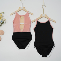 2025 nouveau Design sans manches dos ouvert filles danse vêtements d'entraînement Ballet justaucorps