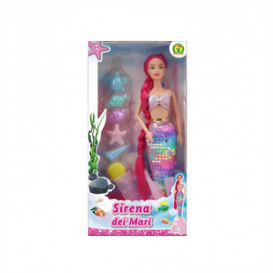 Poupée sirène Sirena Dei Mari 23 cm avec accessoires pour enfants de 3 ans et plus - Product Image 2