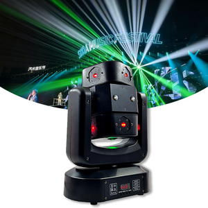 ไฟดิสโก้แบบเคลื่อนย้ายได้ กำลังไฟ 150 วัตต์ รุ่น Hot Sale พร้อมไฟ LED RGBW เลเซอร์ สโตรบ DMX512 IP20 ควบคุมด้วยเสียง หมุนได้ 540 องศา ปรับเอียงได้ 360 องศา ระบบระบายความร้อนด้วยลม - Product Image 1