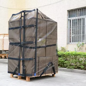 Customized Reusable Pallet Wrap Logistics Warehousing Goods Turnover Pallet Standard Black Pallet Wrap
